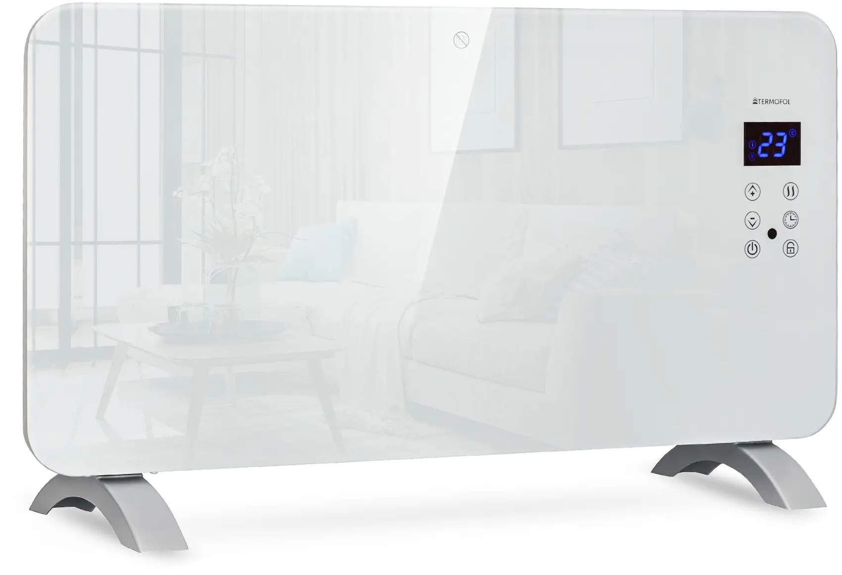 Darmowa Dostawa - Grzejnik konwektorowy 6.5x38 cm 150 W Termofol TF TF1500WIFI