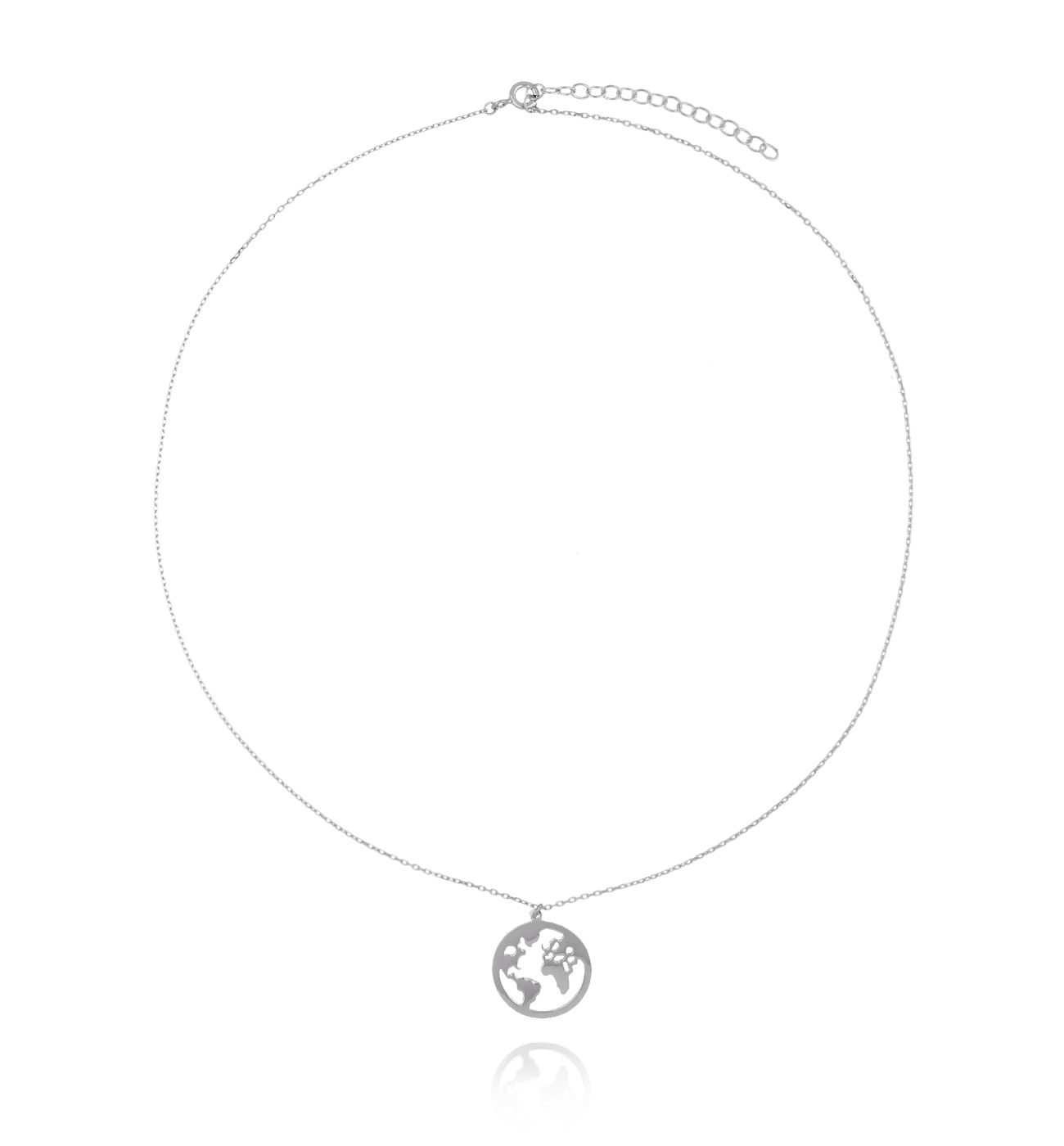 Naszyjnik srebrny z planetą NSE0081