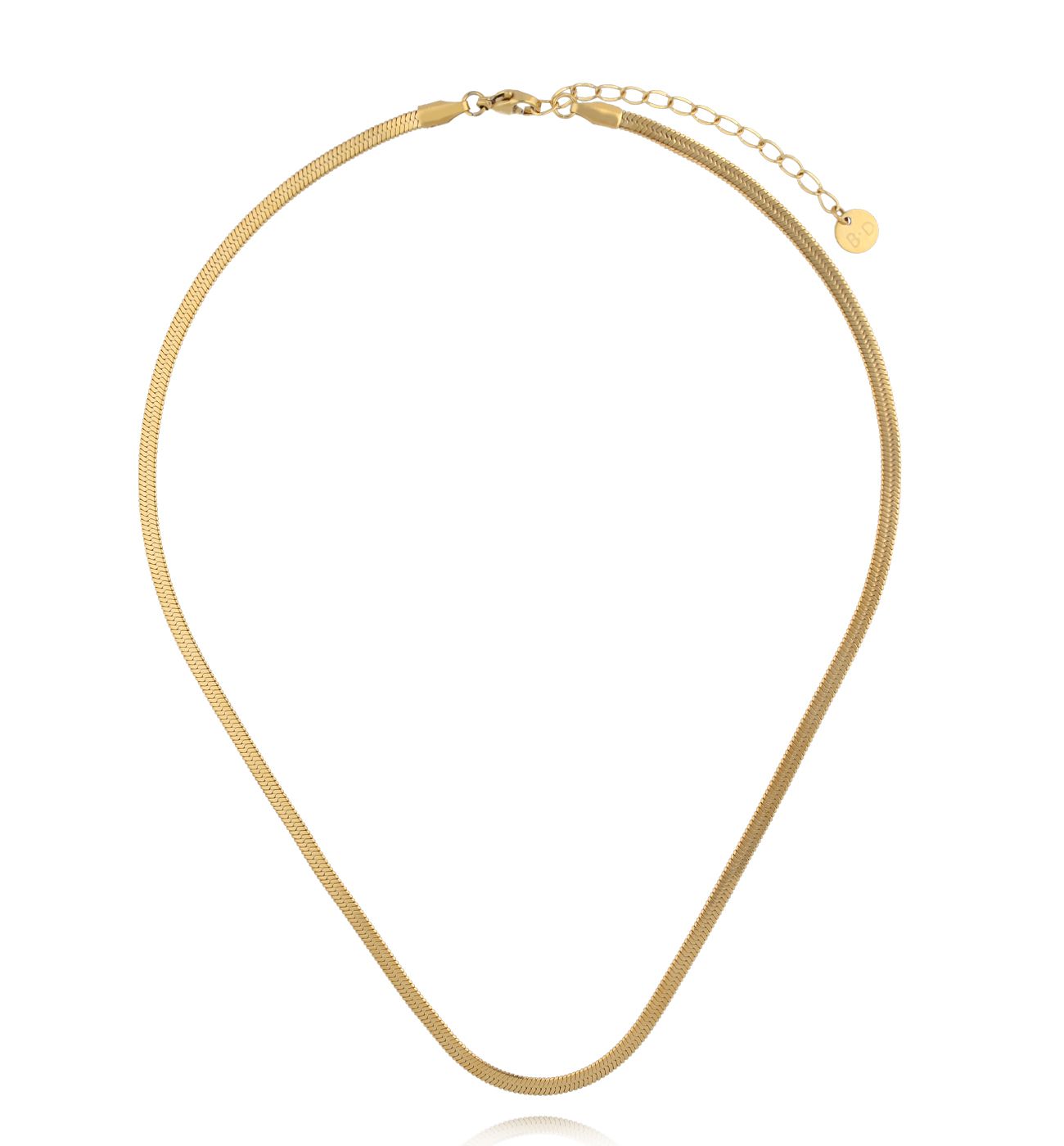 Naszyjnik żmijka złota NSY0549 - By Dziubeka