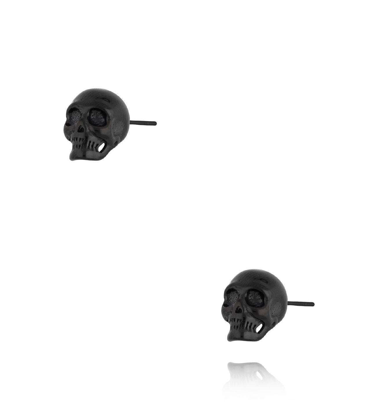 Kolczyki czarne czaszki Nero KMITC0096