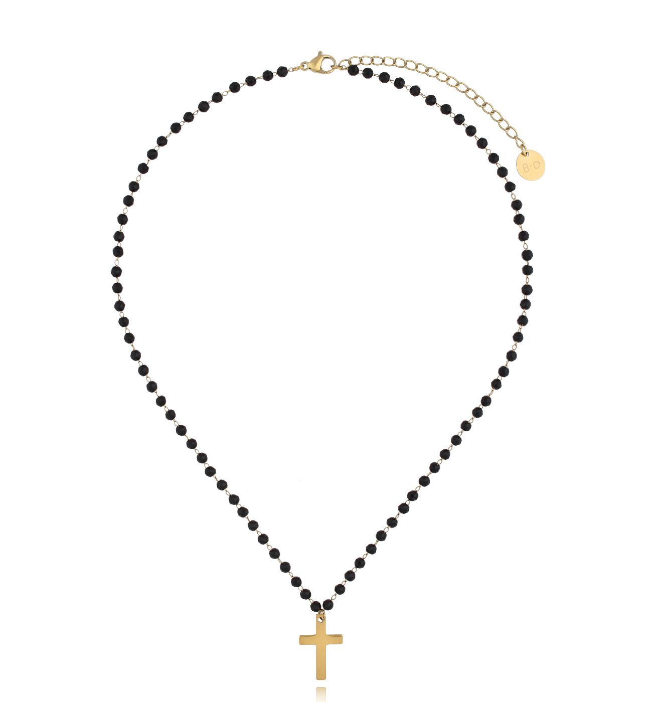 Naszyjnik złoty z krzyżykiem Blois NSY0191