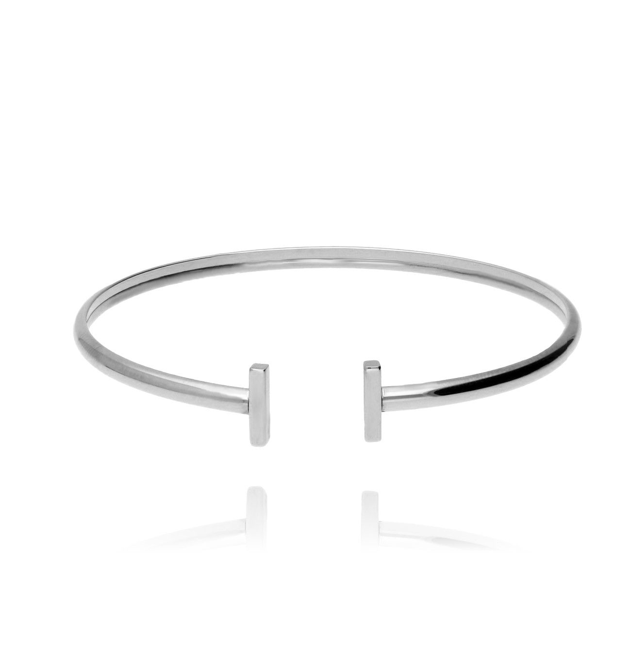 Bransoletka srebrna obręcz BSE0038