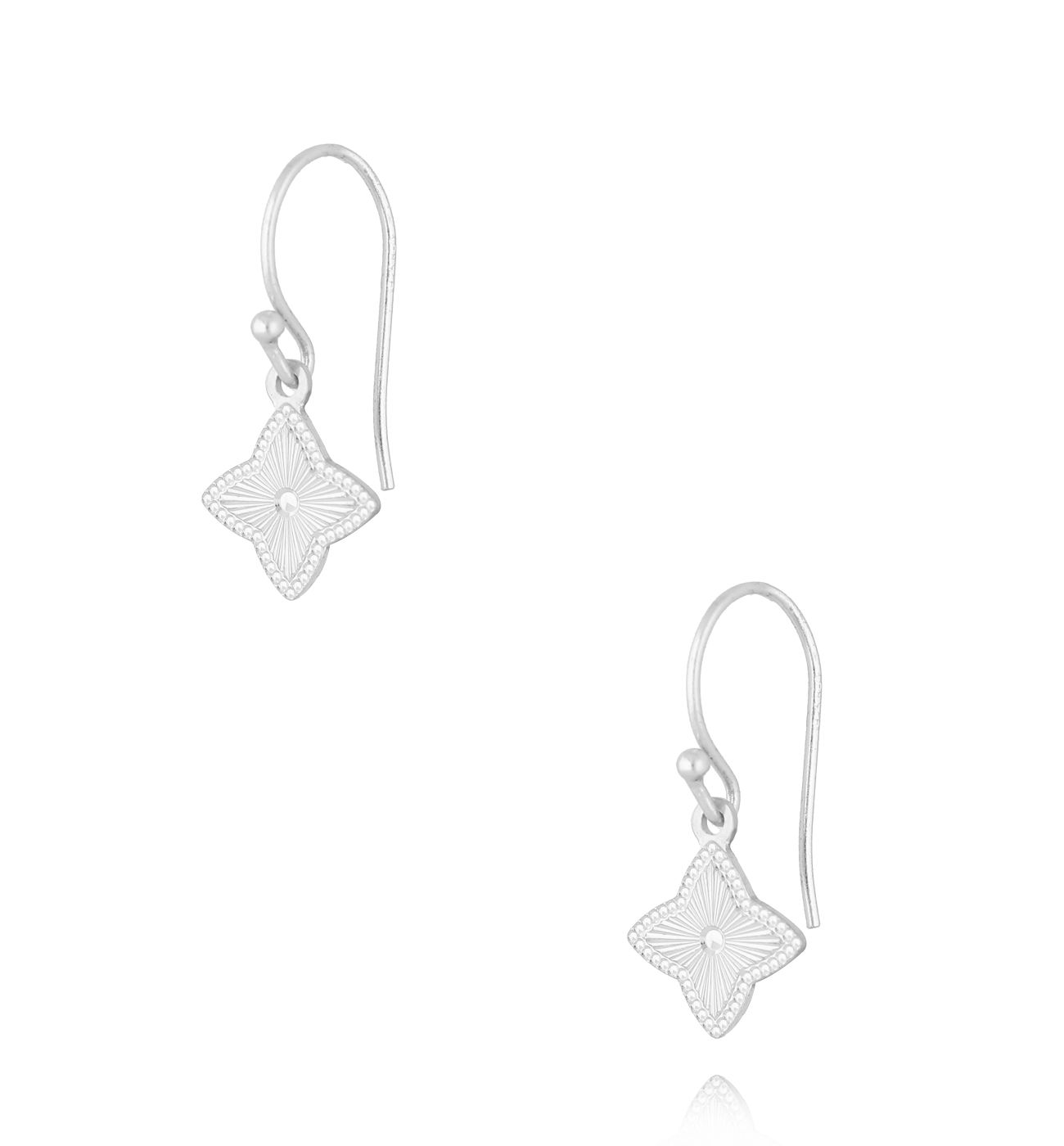 Kolczyki koniczynki srebrne KCA0051 - By Dziubeka