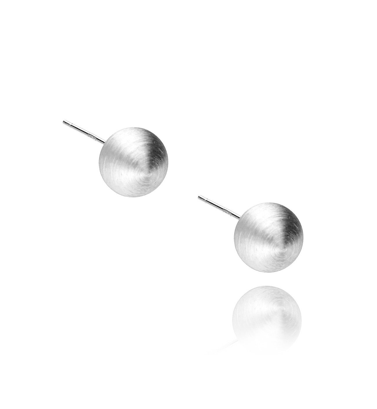 Kolczyki srebrne kule - By Dziubeka