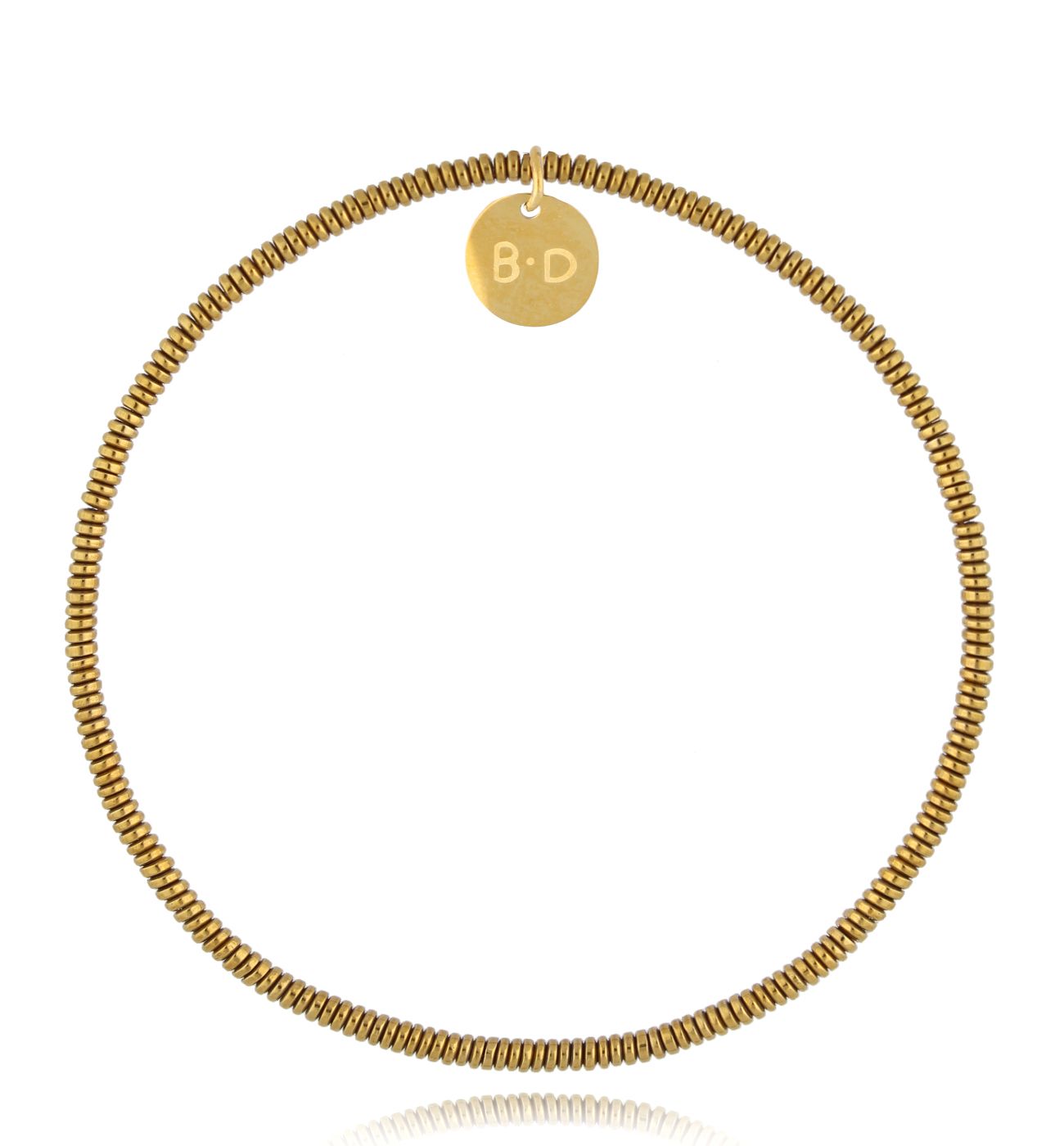 Bransoletka złota z hematytami Sedilo BTW2627