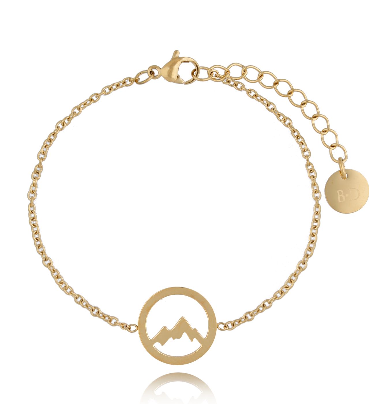 Bransoletka z górami złota Again - By Dziubeka