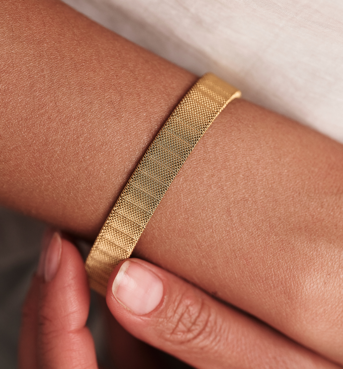 Bransoletka obręcz złota BSY0454 - By Dziubeka