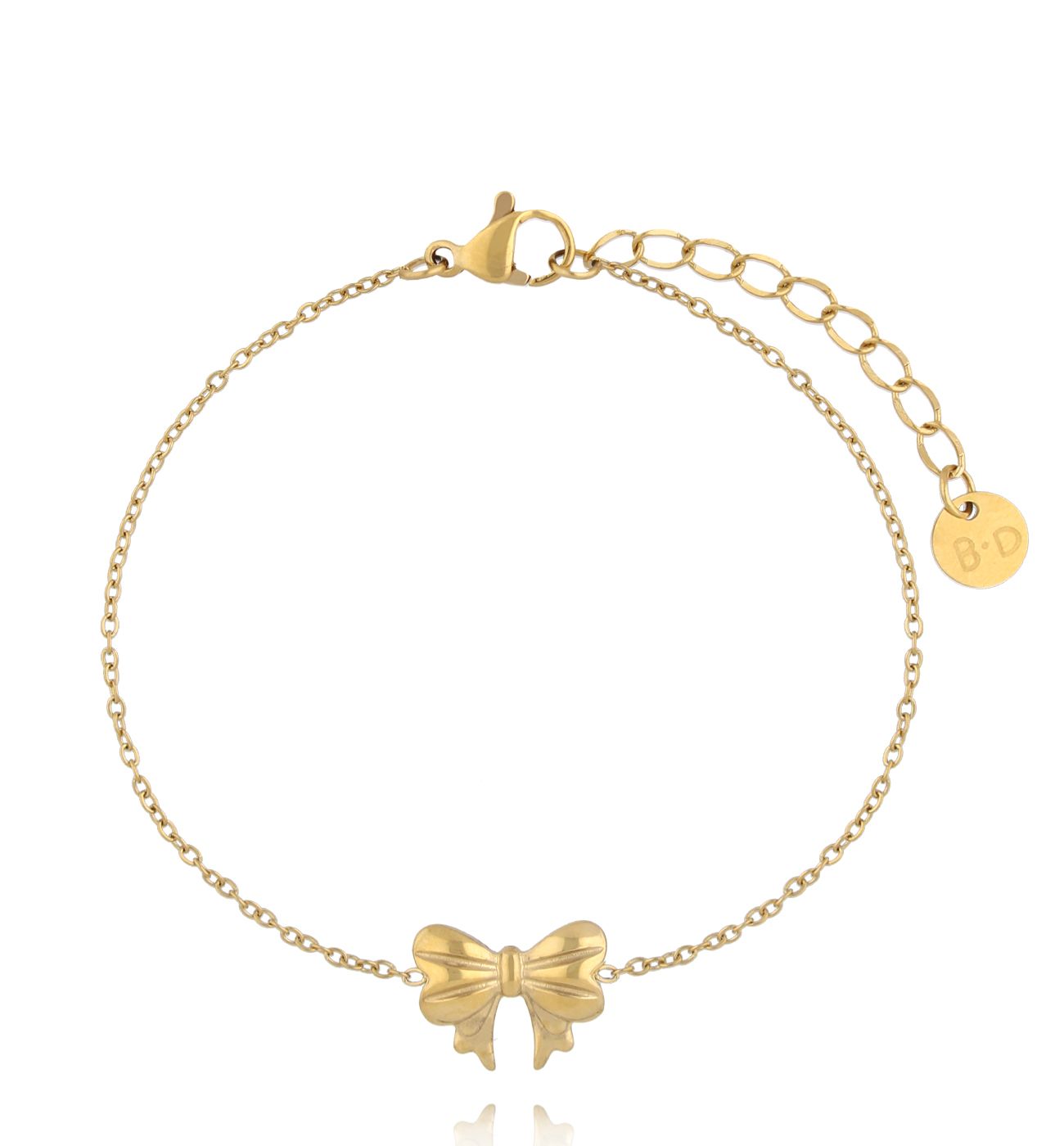 Bransoletka złota z kokardką BSY0332