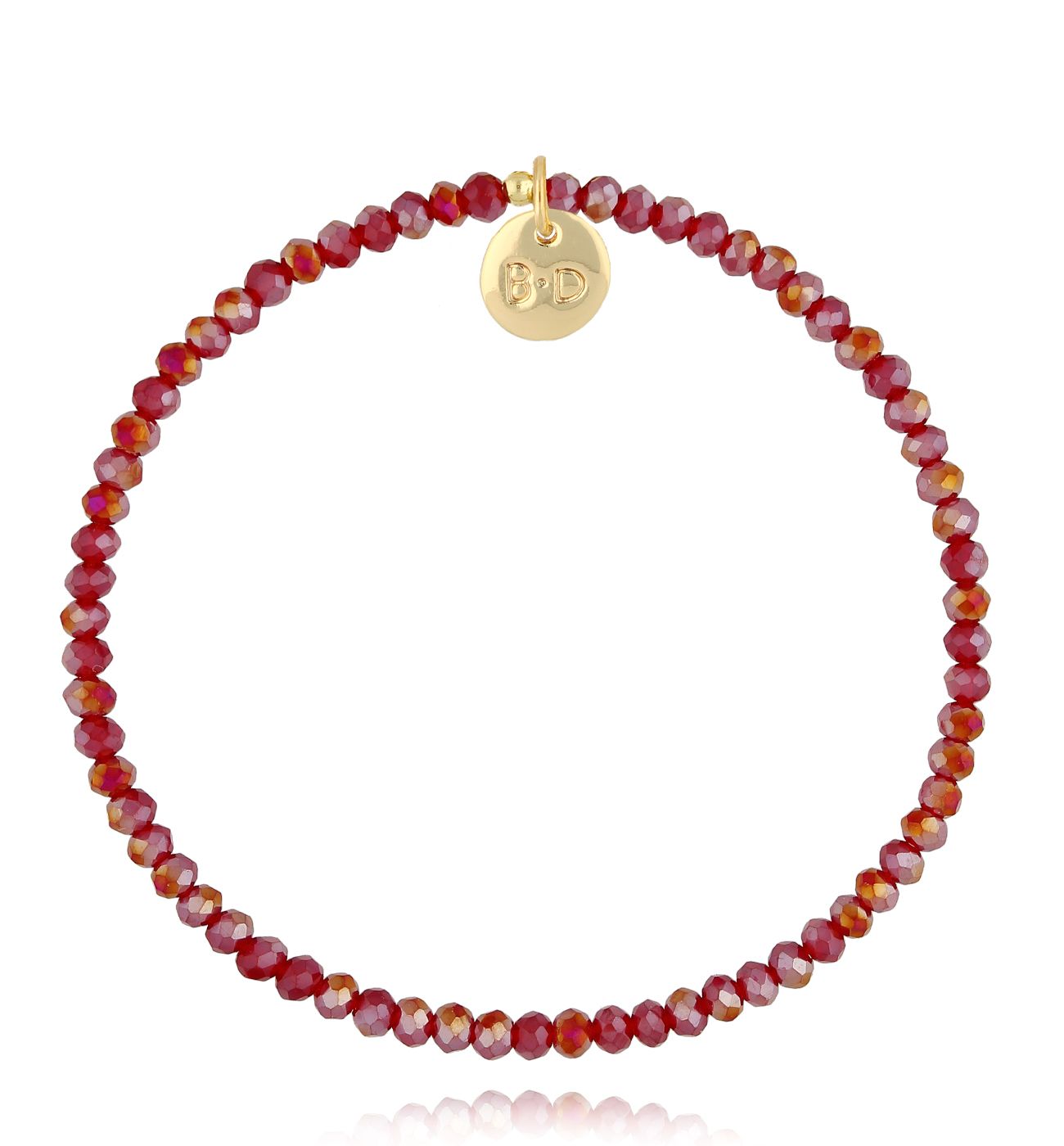 Bransoletka z kryształkami BCY0415 - By Dziubeka