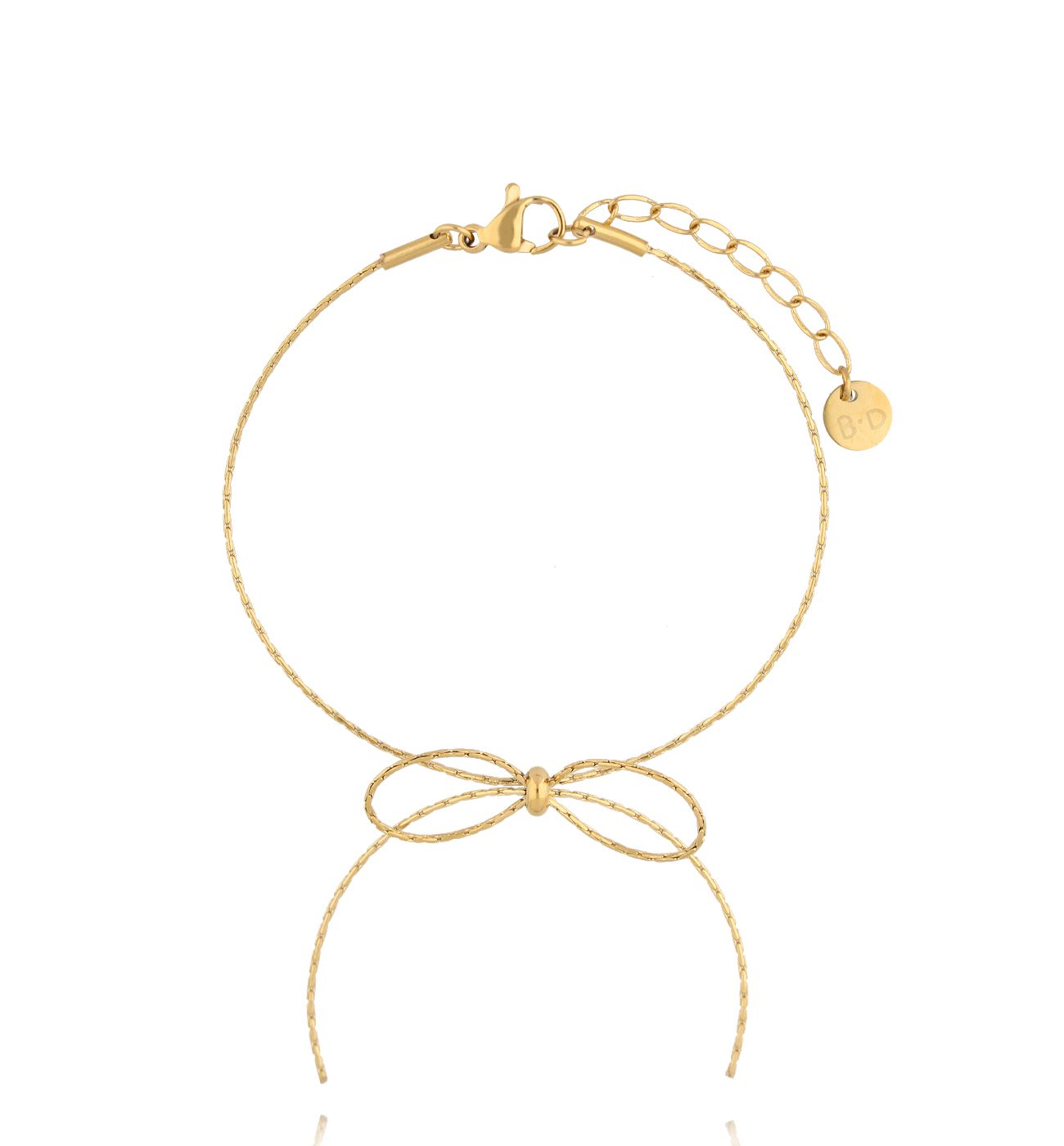 Bransoletka złota z kokardką BSY0285