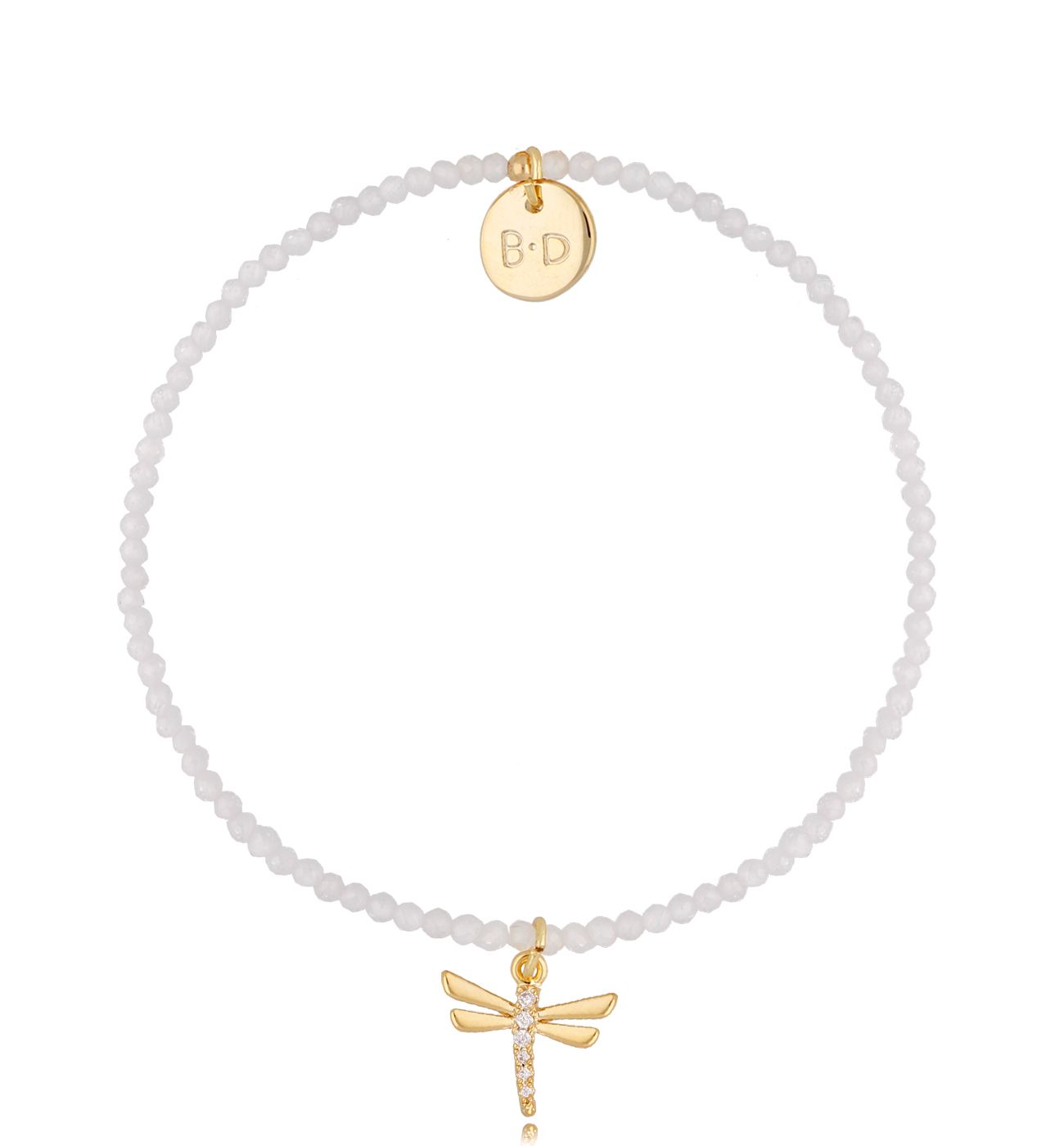 Bransoletka z cyrkoniami i ważką Lifestyle BTW0911