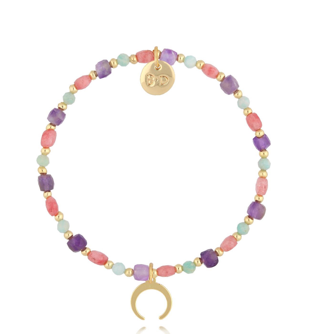 Bransoletka kolorowa z księżycem Nador BTW2366