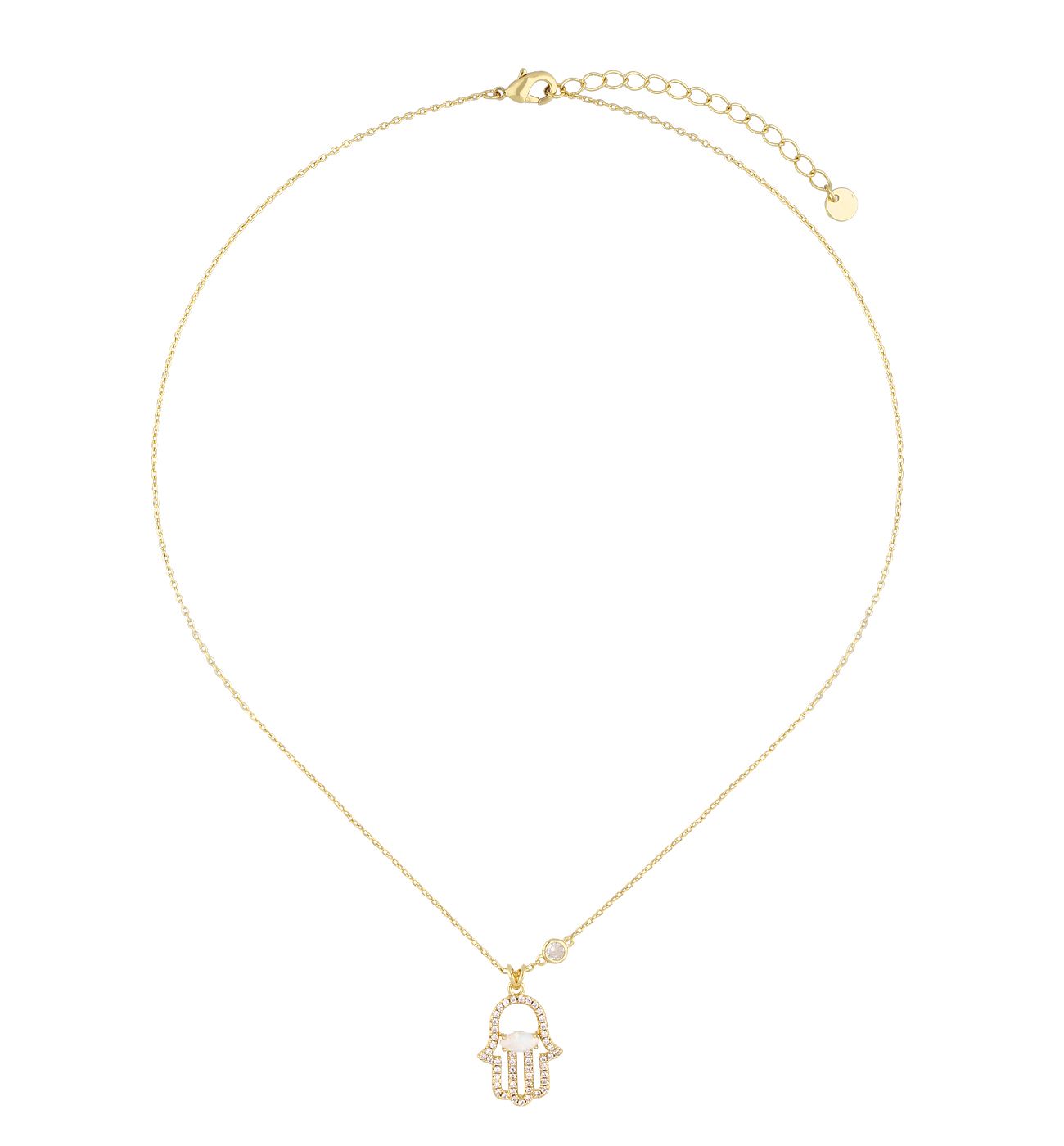 Naszyjnik z ręką Fatimy NLU0010 - By Dziubeka