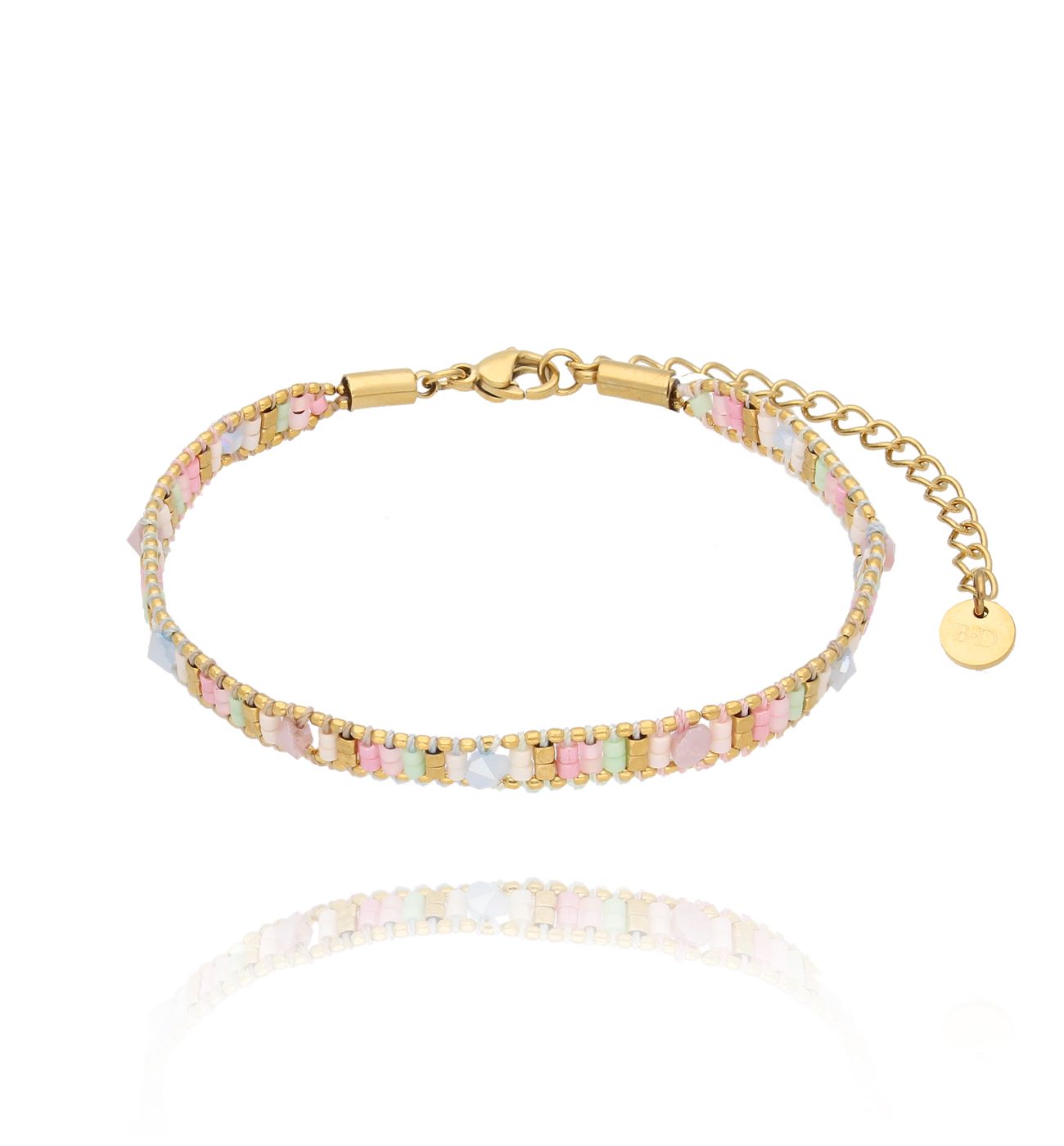 Bransoletka pastelowa z koralikami Miyuki Decor BSC1858