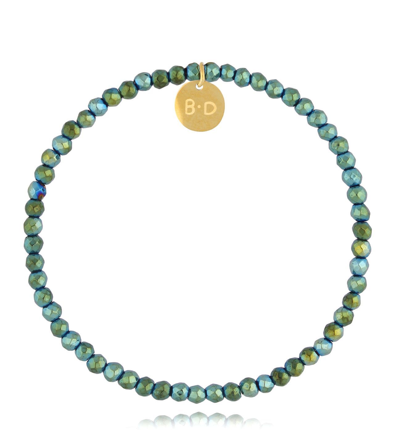 Bransoletka z zielonymi hematytami Treasure BTW2480