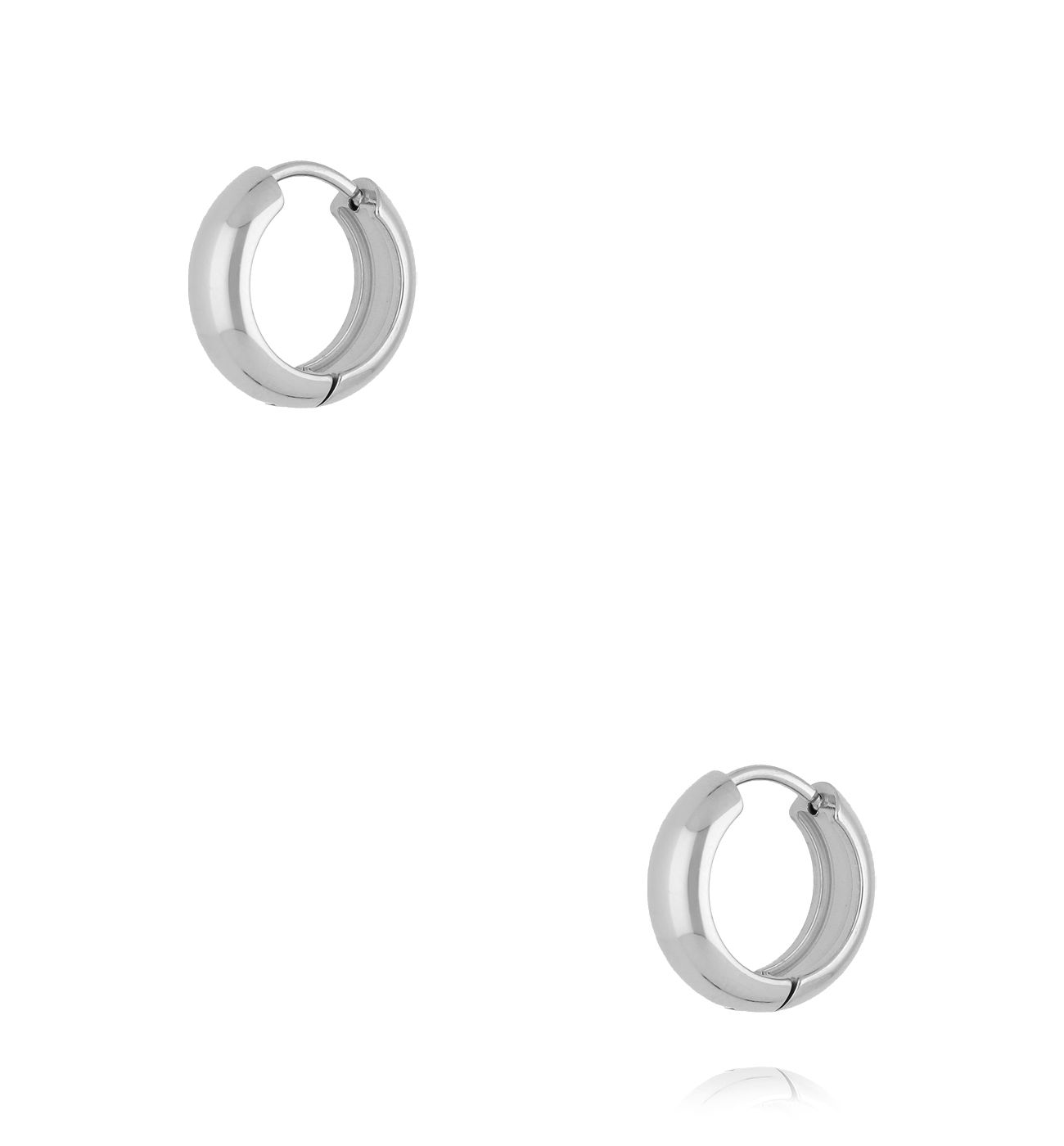 Kolczyki koła srebrne KSY0415 - By Dziubeka