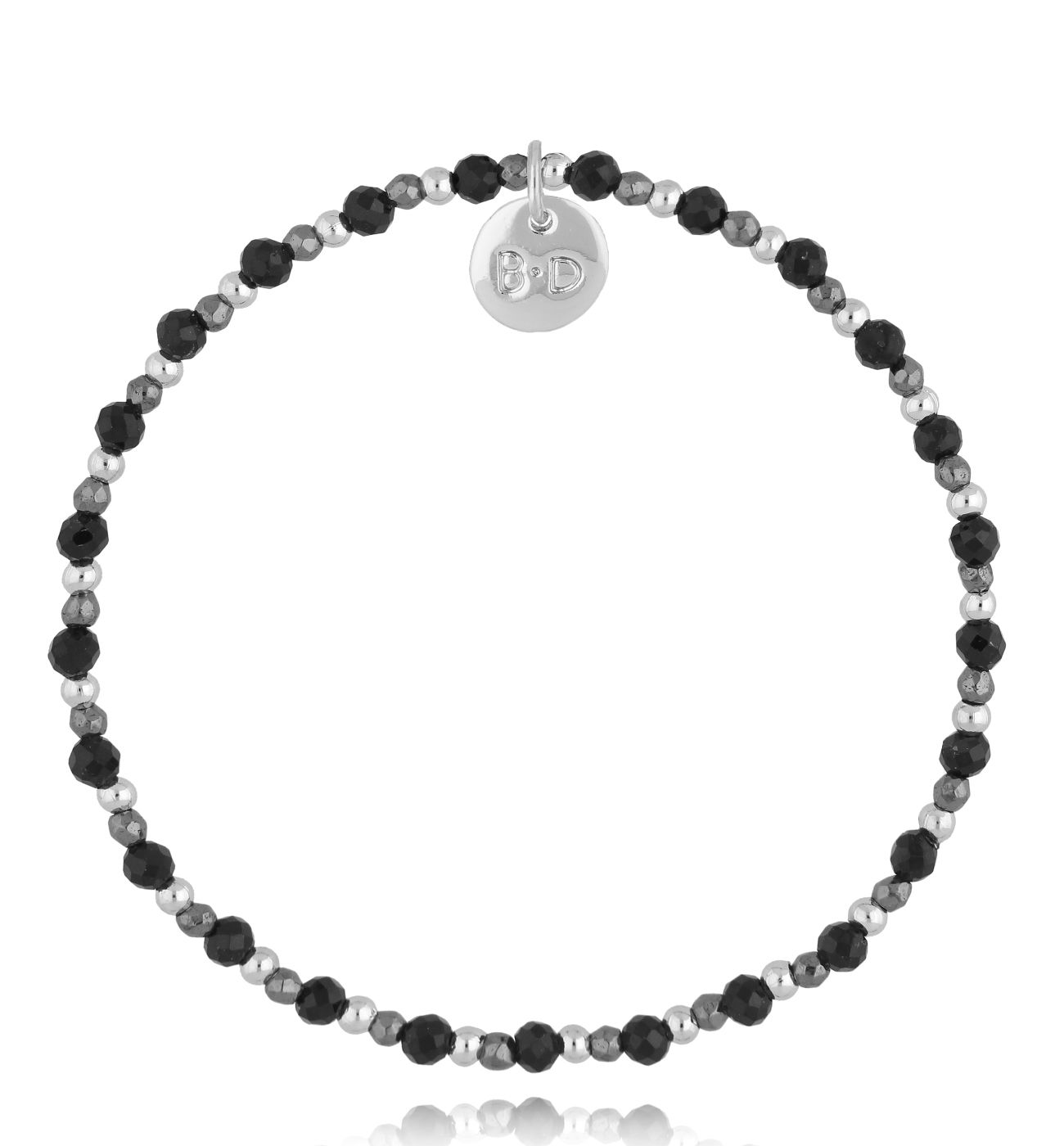 Bransoletka z hematytami - By Dziubeka