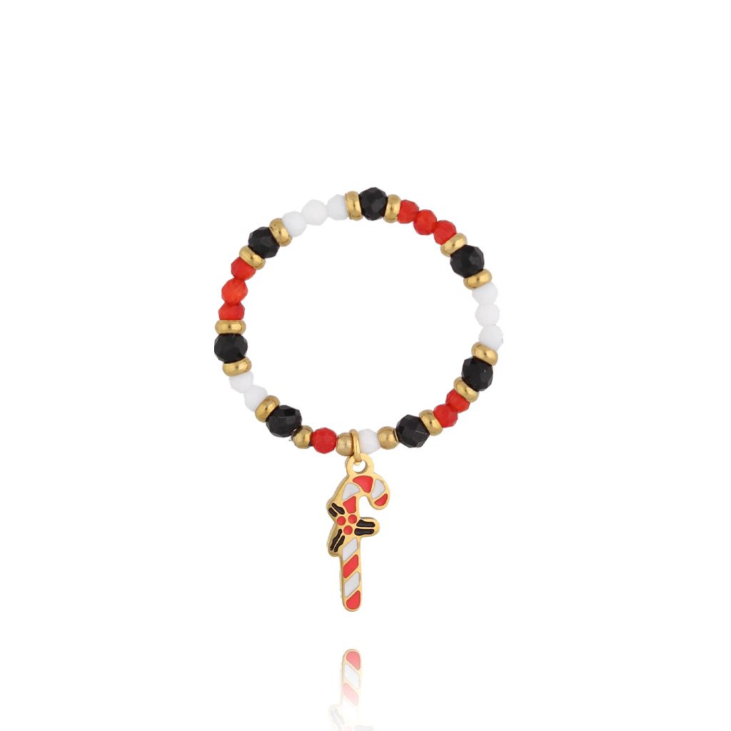 Pierścionek elastyczny świąteczny PTW0526