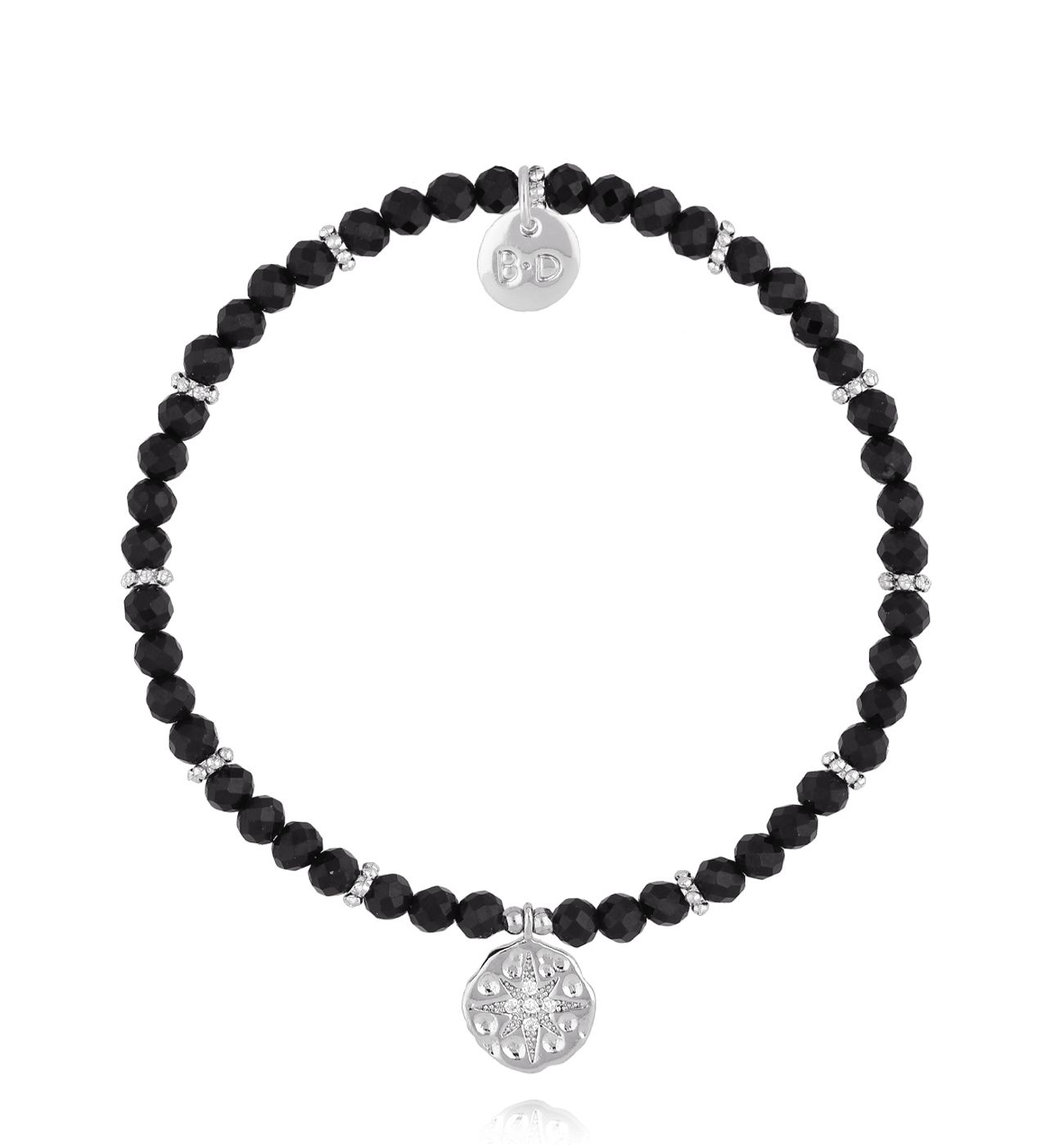 Bransoletka z czarnymi turmalinami - By Dziubeka