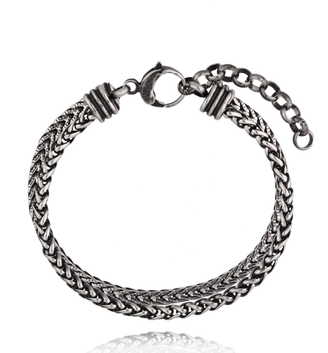 Bransoletka z łańcuchem podwójnym BMITC0820