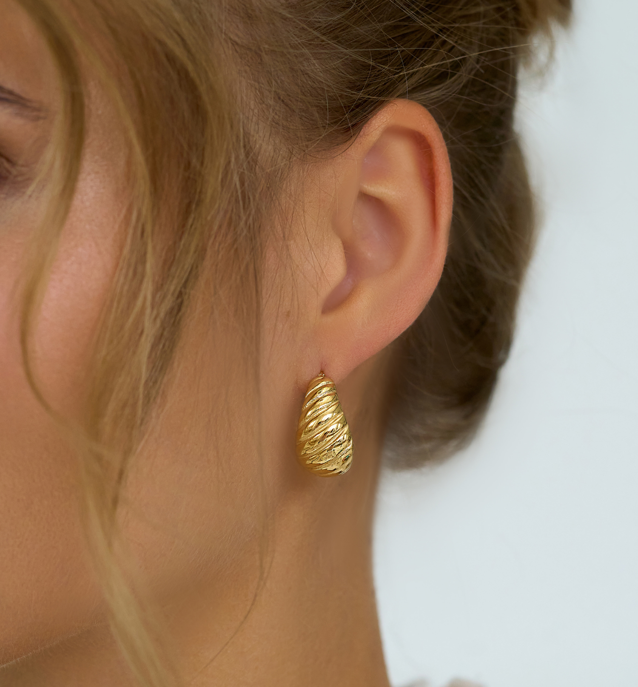 Kolczyki złote Grace - By Dziubeka