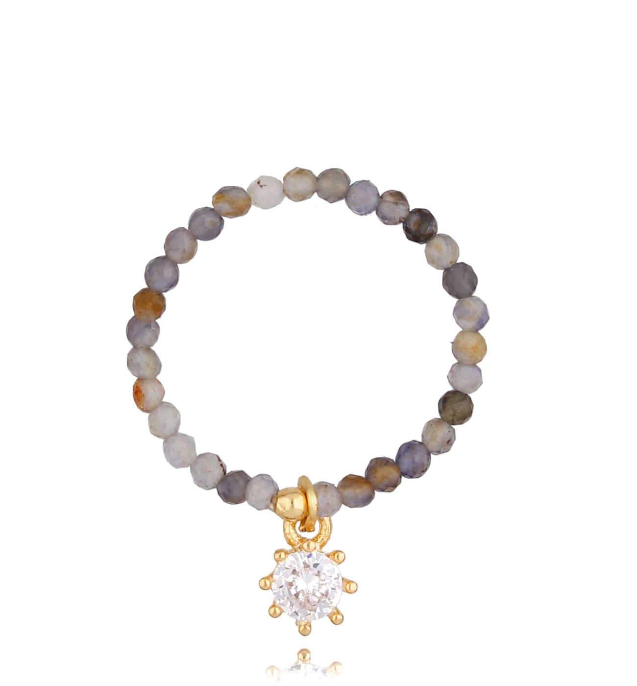 Pierścionek z jolitami Margaret - By Dziubeka