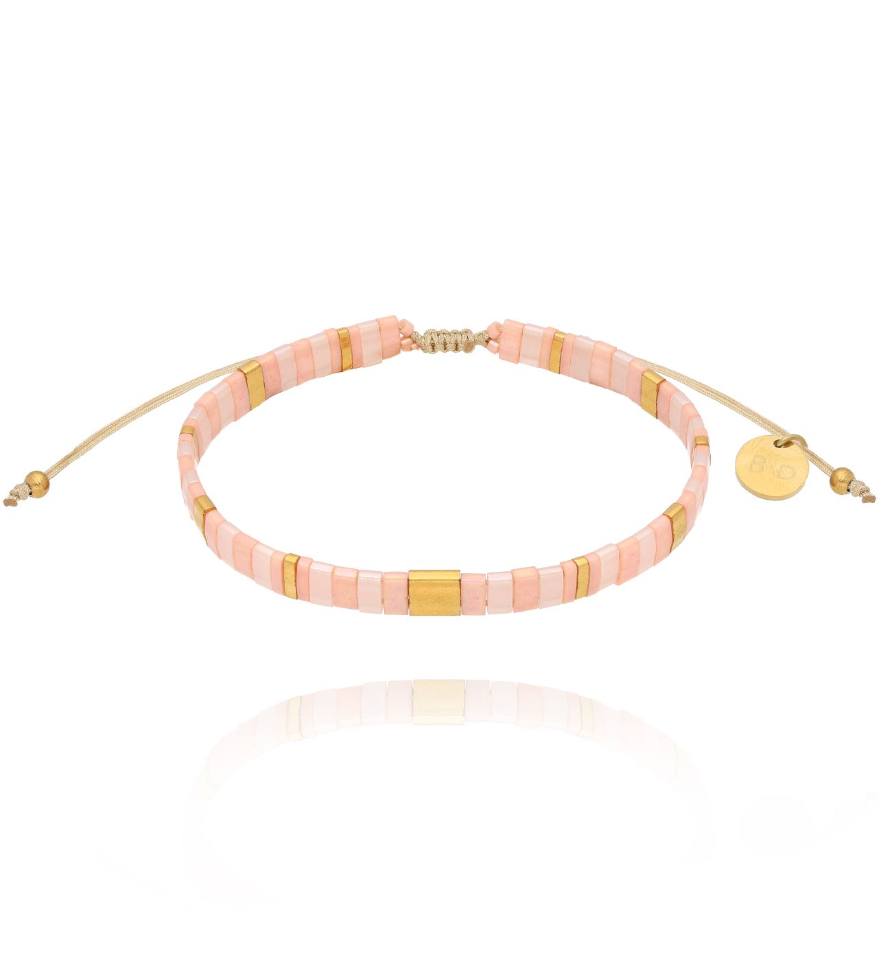 Bransoletka różowa Yummy - By Dziubeka