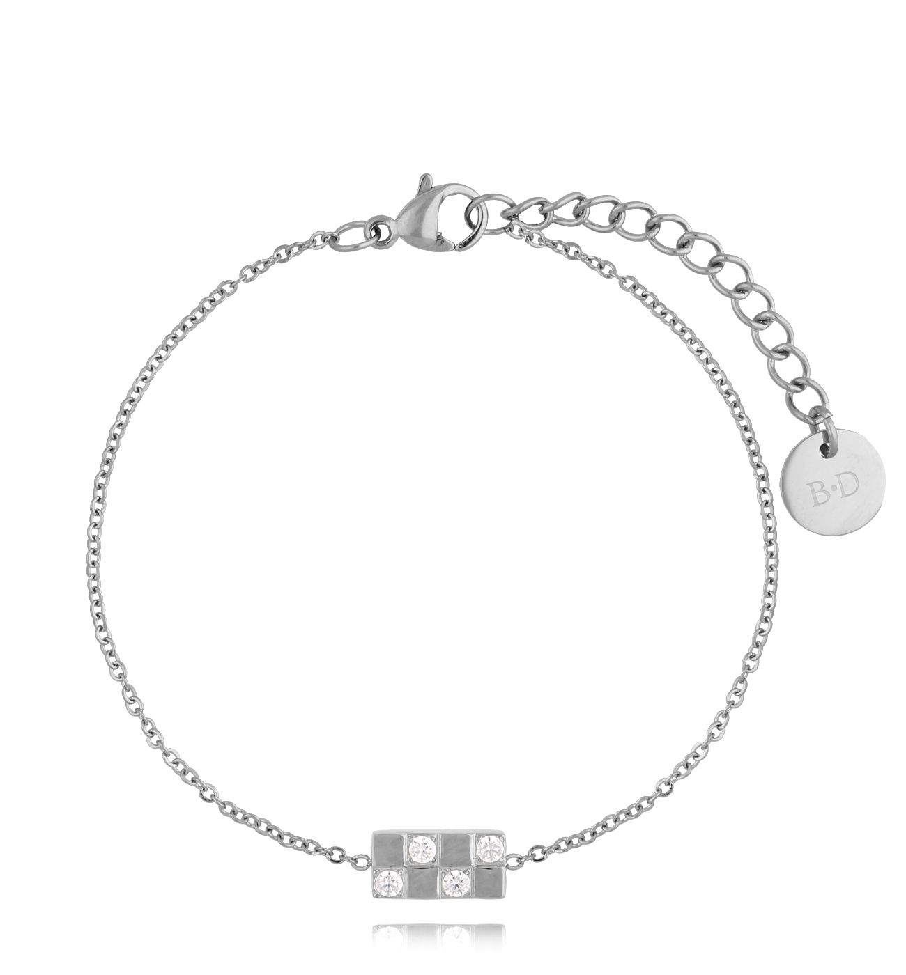 Bransoletka srebrna z cyrkoniami Glimmer BSA0351