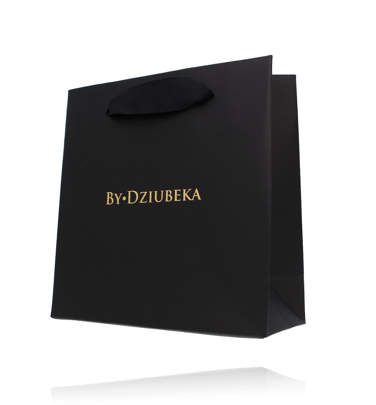 Torebka prezentowa mała czarna - By Dziubeka
