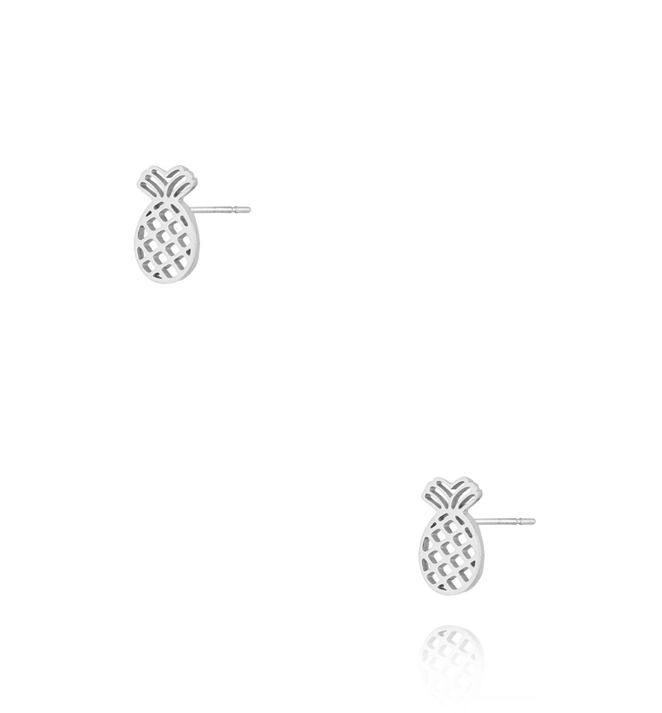 Kolczyki srebrne ananasy Mini - By Dziubeka