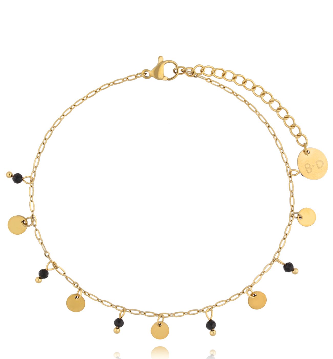 Bransoletka na nogę złota BNSY0038