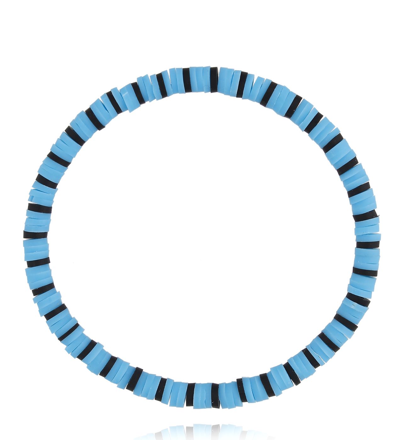 Bransoletka granatowo niebieska BSH0196 - By Dziubeka