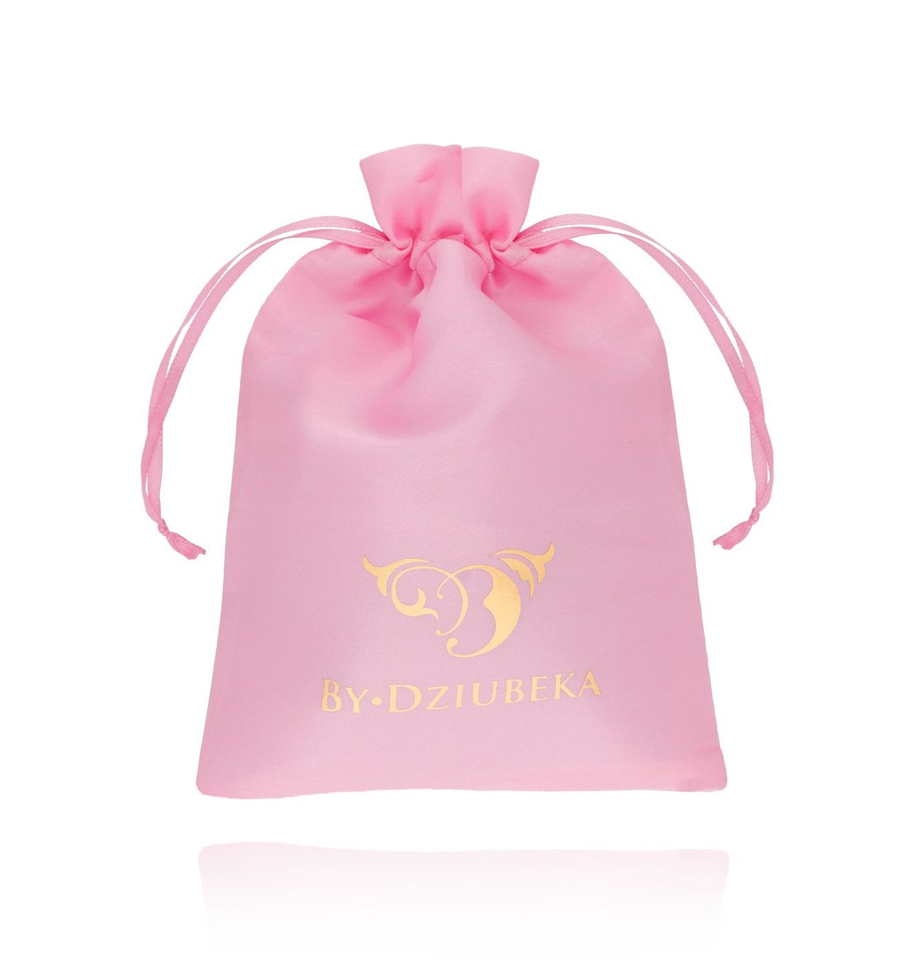 Woreczek satynowy duży-różowy OPA0177