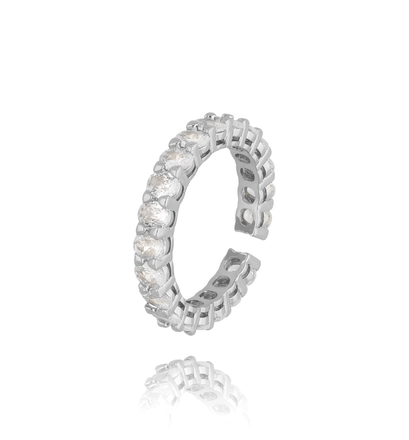 Pierścionek srebrny z cyrkoniami Freyja III PSS0049 - By Dziubeka