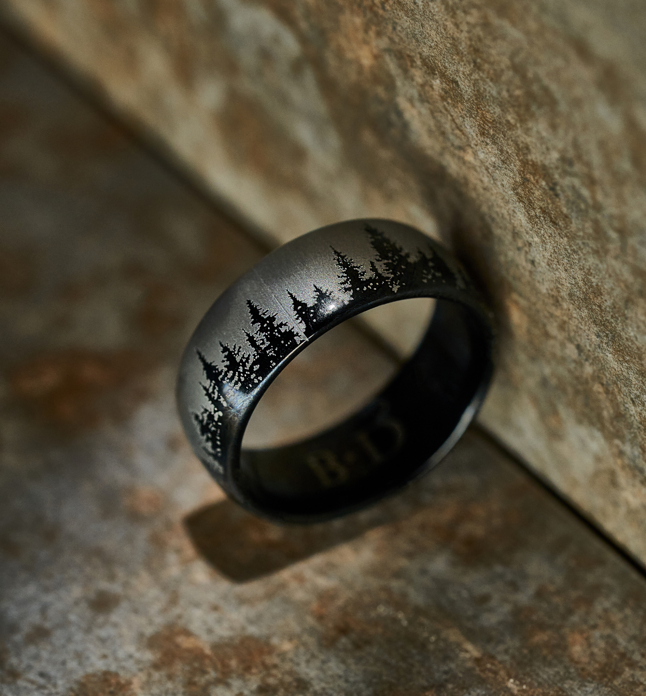 Pierścionek z lasem PMITC0171 - By Dziubeka