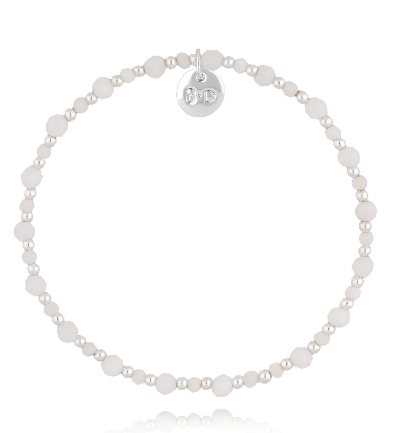 Bransoletka z kamieniem księżycowym - By Dziubeka