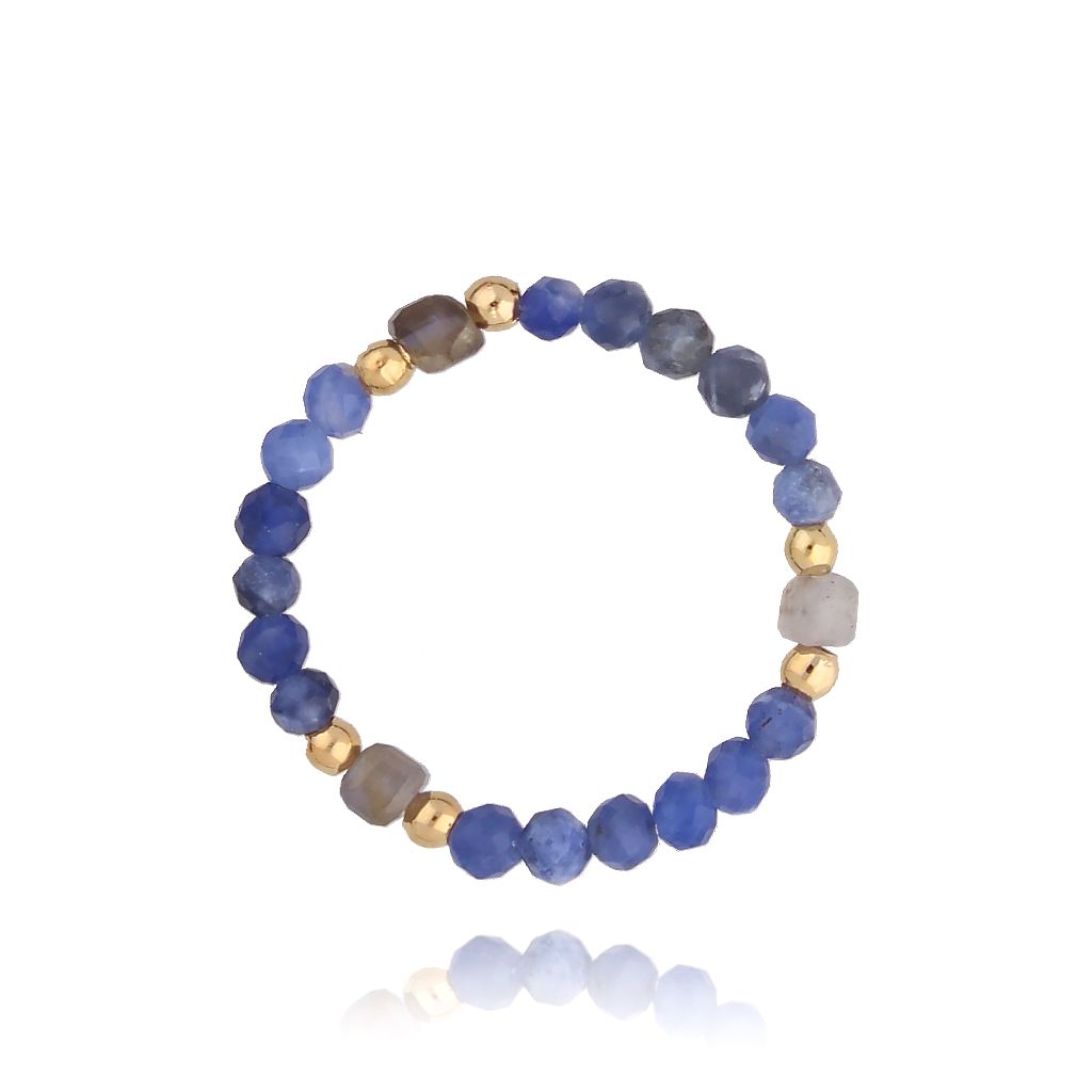 Pierścionek z sodalitami Hot Stuff - By Dziubeka