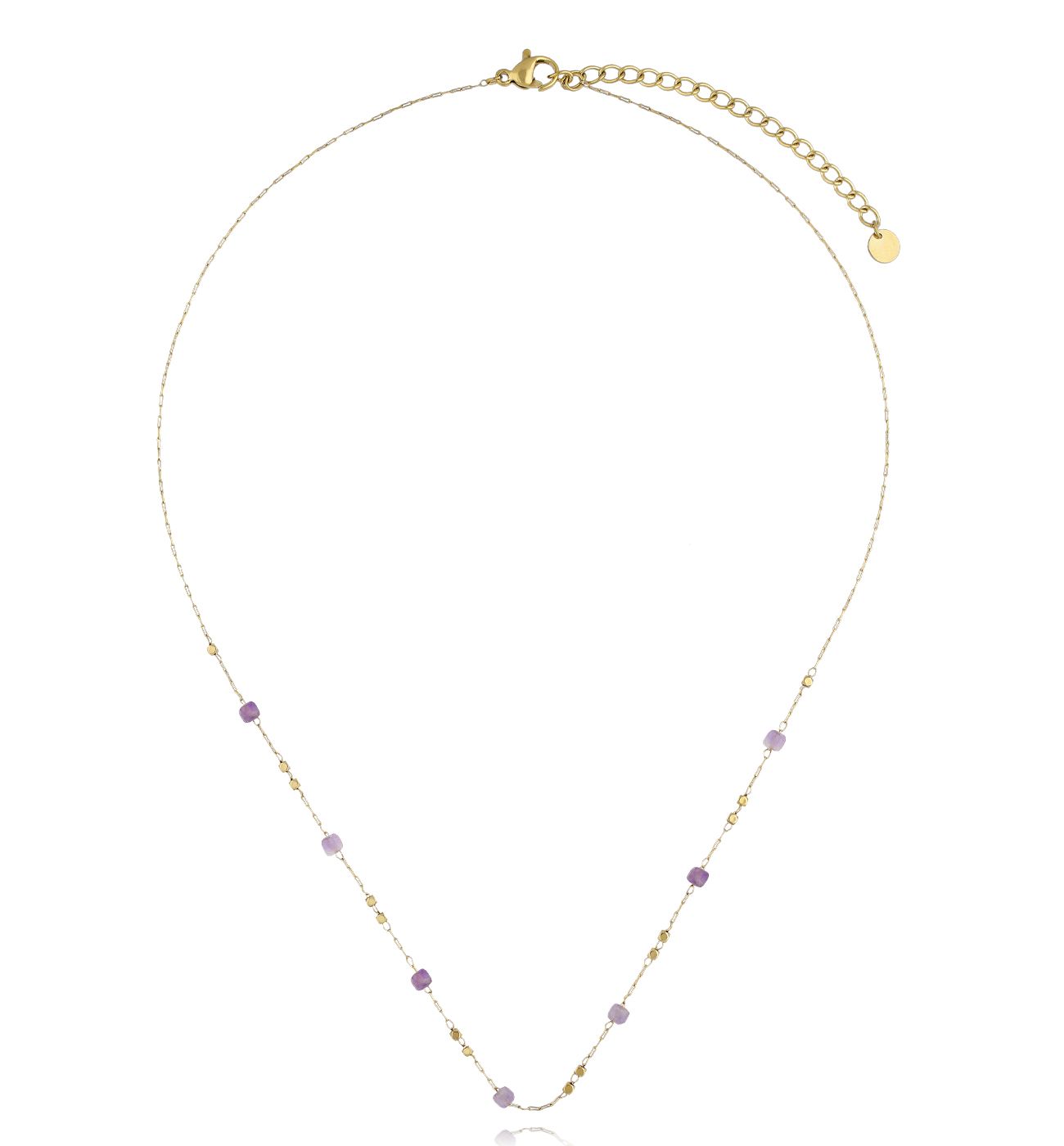 Naszyjnik z ametystami Temple of the Sun - By Dziubeka