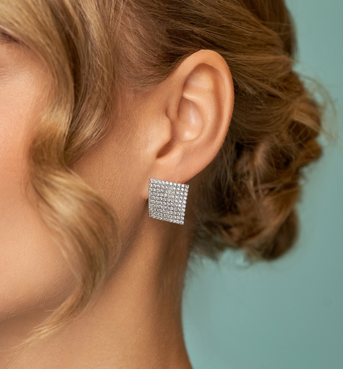 Kolczyki z cyrkoniami Kuro - By Dziubeka