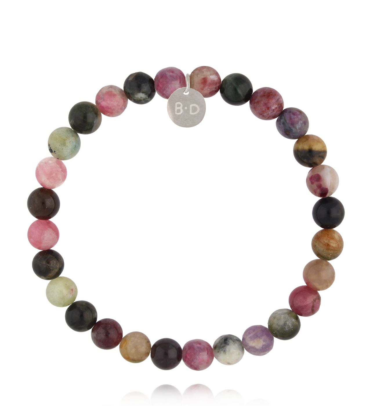 Bransoletka z turmalinów naturalnych - By Dziubeka