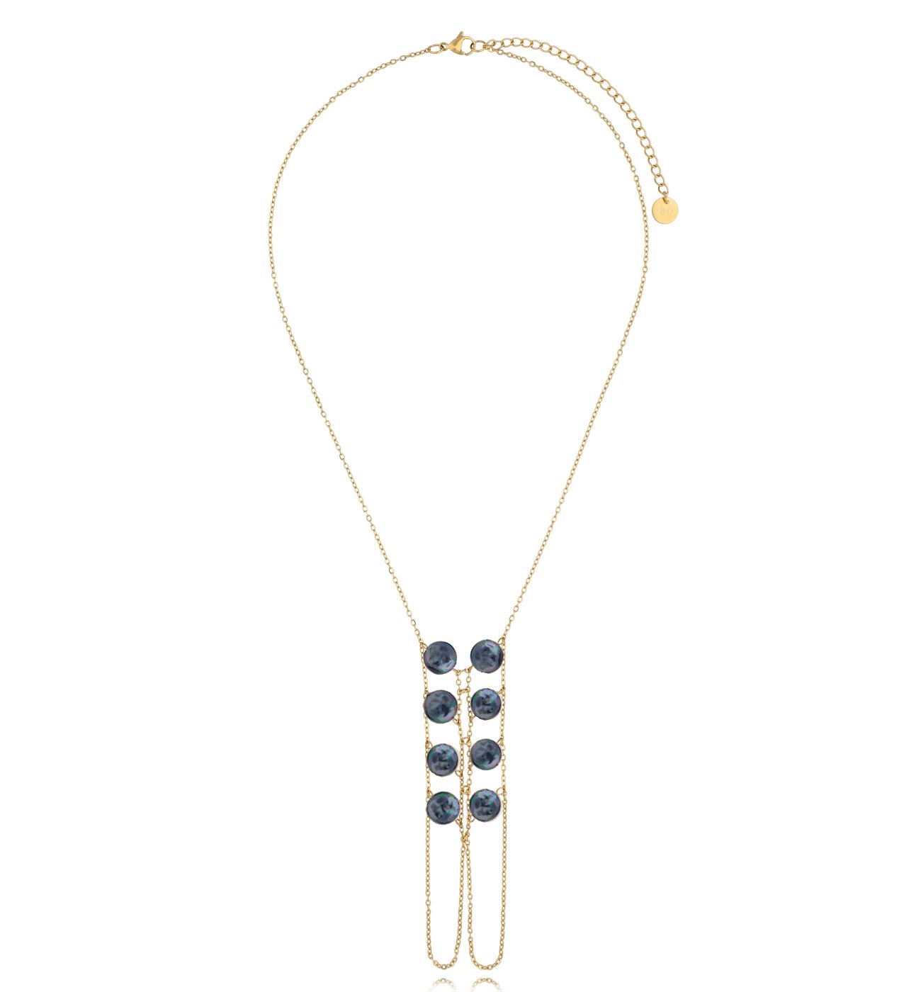 Naszyjnik lub bransoletka 2 w 1 z ciemnymi perłami Hawana - By Dziubeka