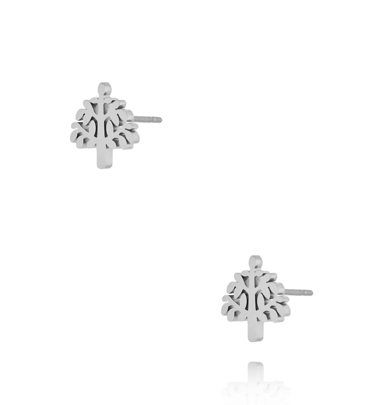 Kolczyki srebrne wkrętki drzewka Larissa KSA1028