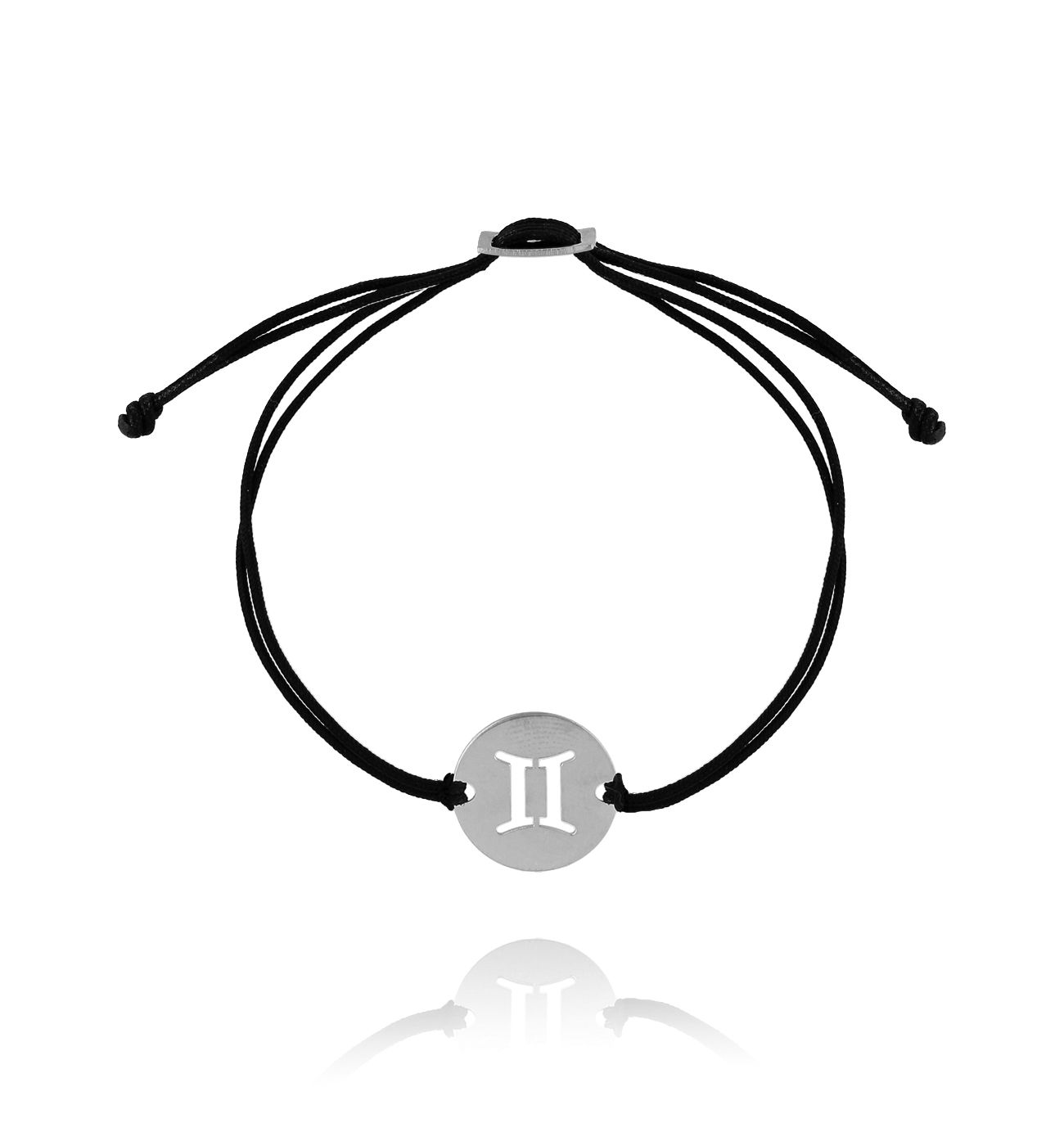 Bransoletka srebrna znak zodiaku BLIŹNIĘTA - By Dziubeka