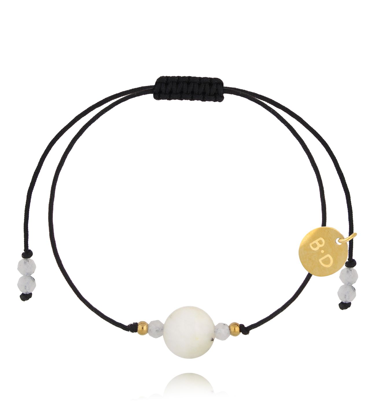 Bransoletka z kamieniem księżycowym Bléone BMT0136 - By Dziubeka