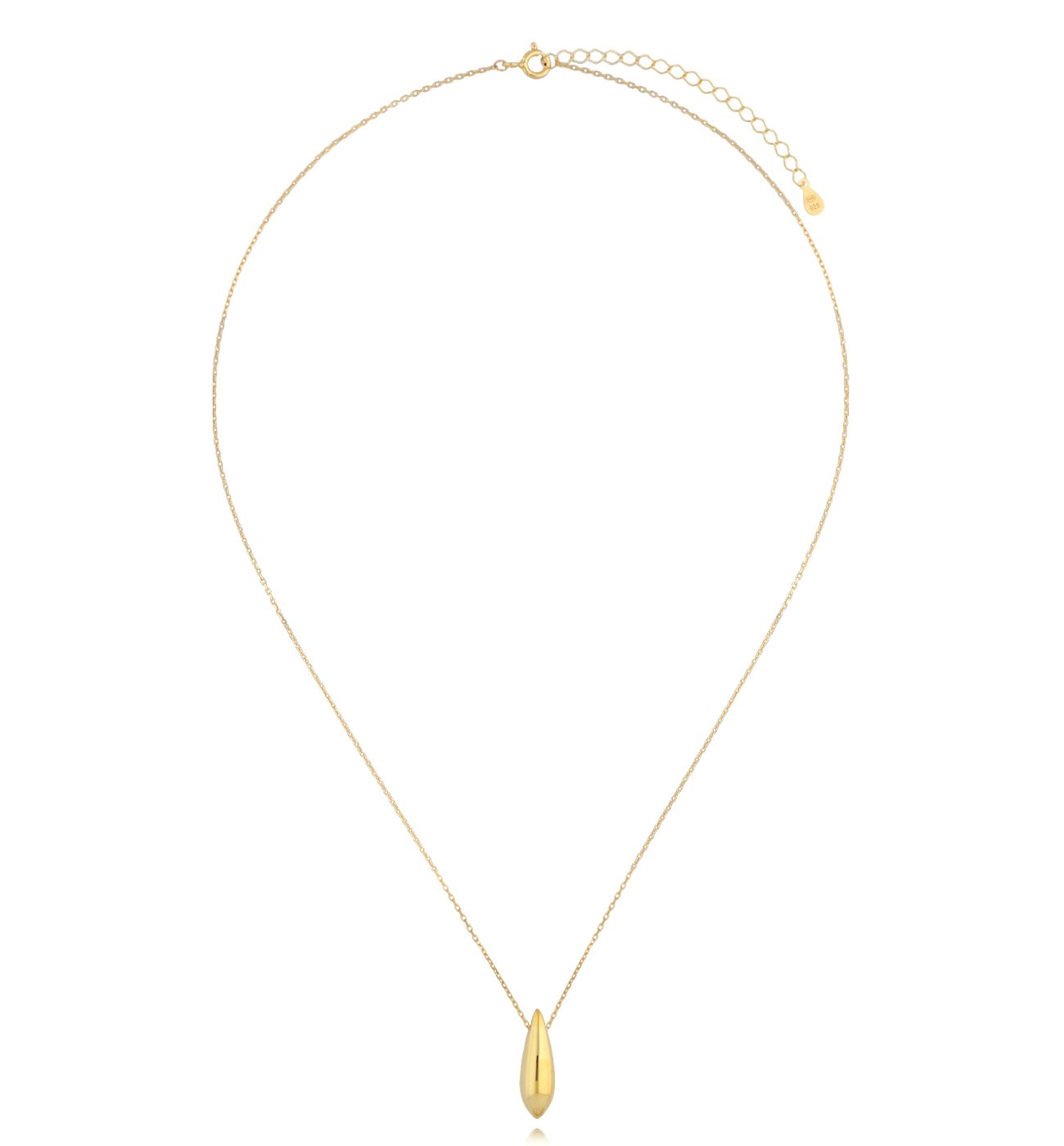Naszyjnik złoty z łezką - By Dziubeka