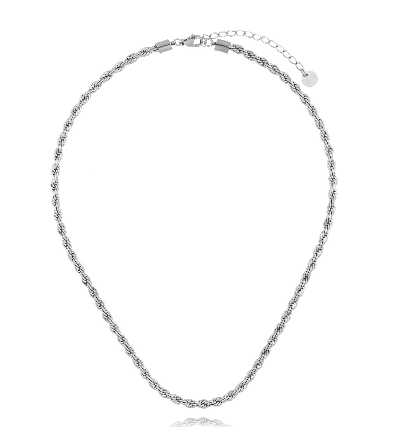 Naszyjnik z łańcuszkiem srebrny NSY0510 - By Dziubeka