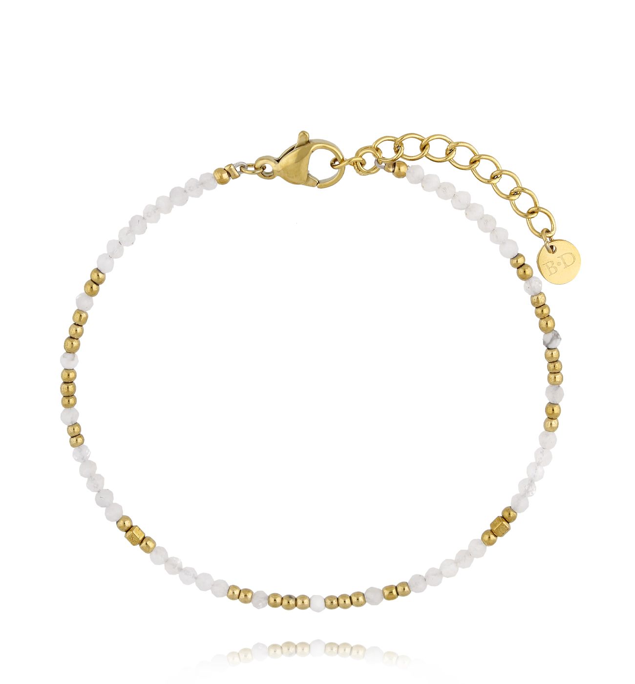 Bransoletka z kamieniami księżycowymi Serenity BPA0461