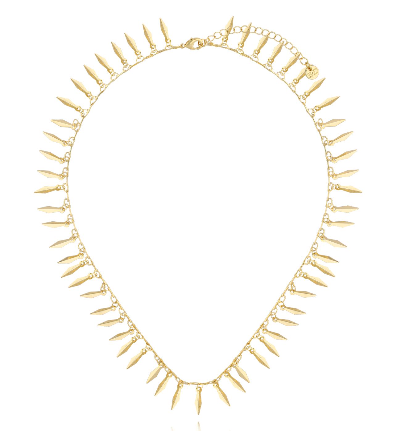 Naszyjnik złoty z zawieszkami - By Dziubeka