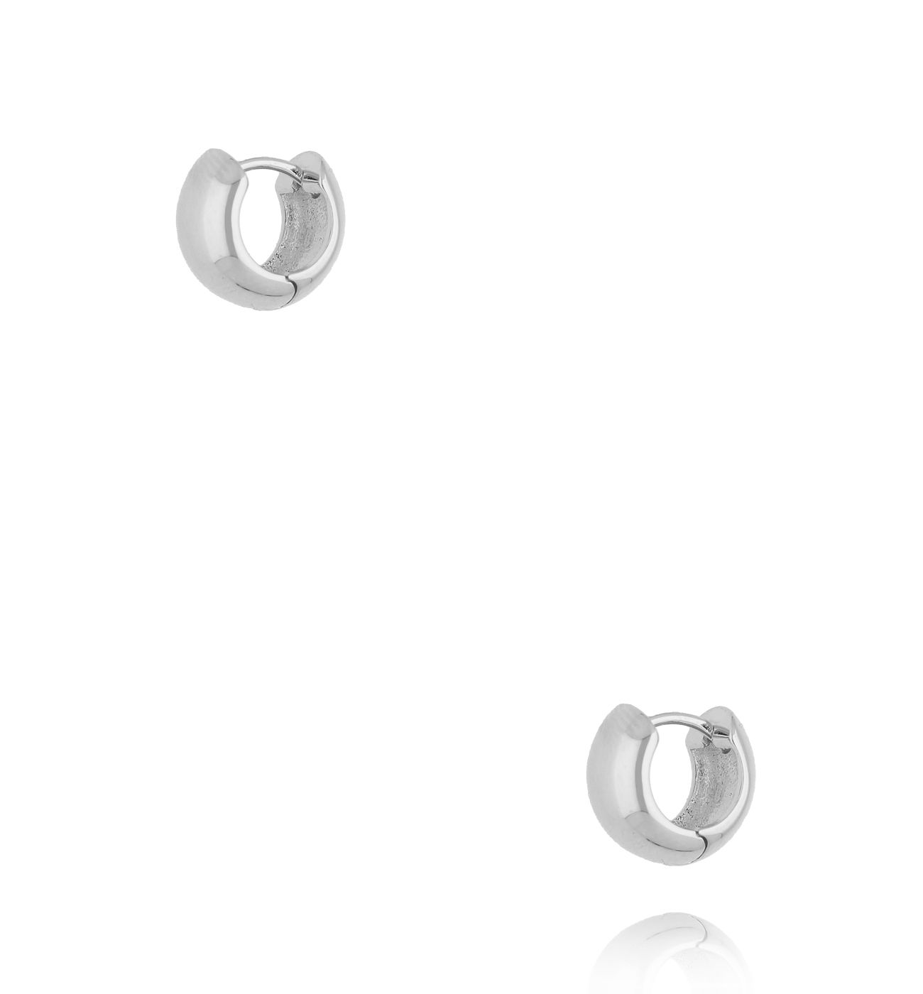 Kolczyki kółka srebrne KLU0061 - By Dziubeka