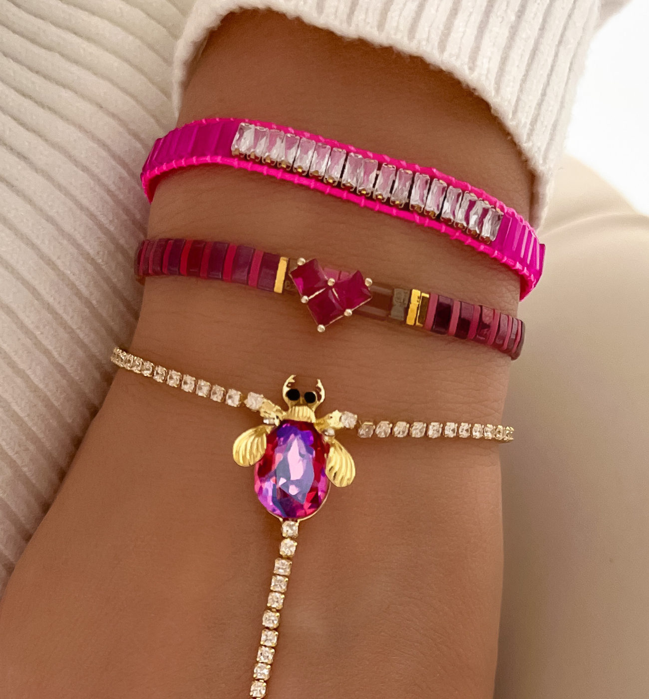 Bransoletka z sercem Yummy - By Dziubeka